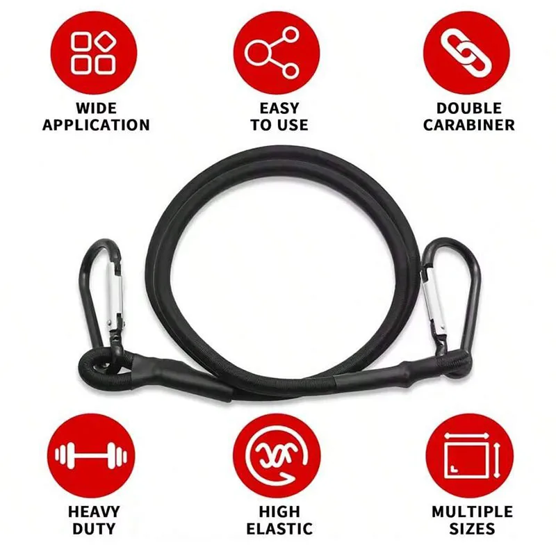 Corda elastica telescopica da 30-210 cm Gancio leggero Corda elastica per bagagli da viaggio Corda per legare Bagagli Imballaggio Cinghia per portapacchi