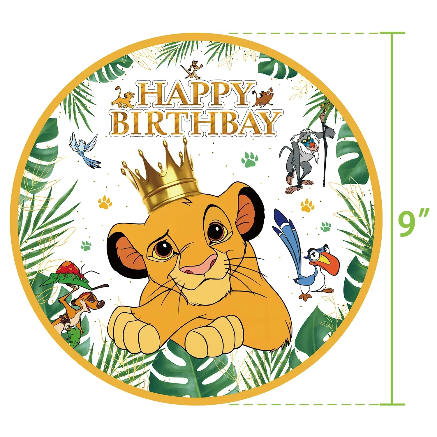 Simba König der Löwen Geburtstag Party Dekorationen Einweggeschirr Ballon Tischdecke Serviette Tasse Kuchen Topper für Kinder Babyparty