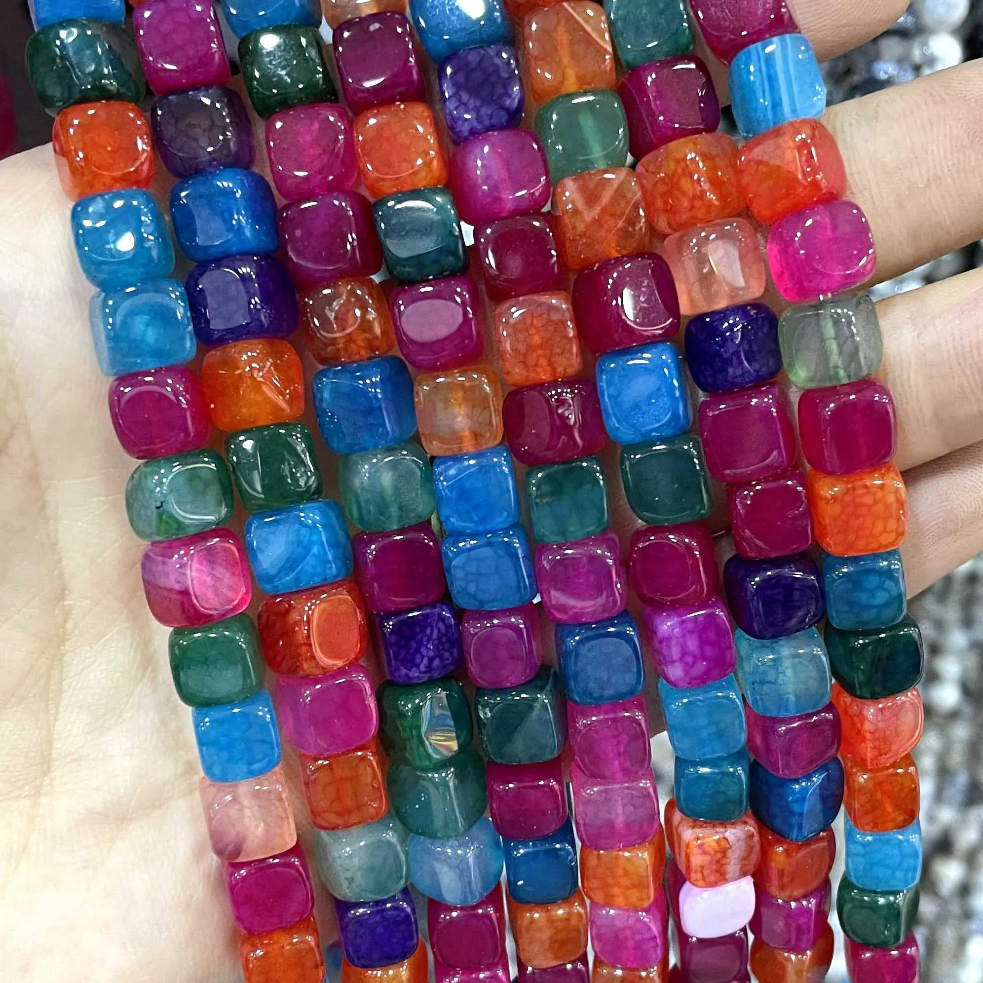 8MM Natural Stone Crystal Apatite Tourmaline Aquamarines Morganite Agates Beads For Jewelry Making DIY Bracelet Necklace