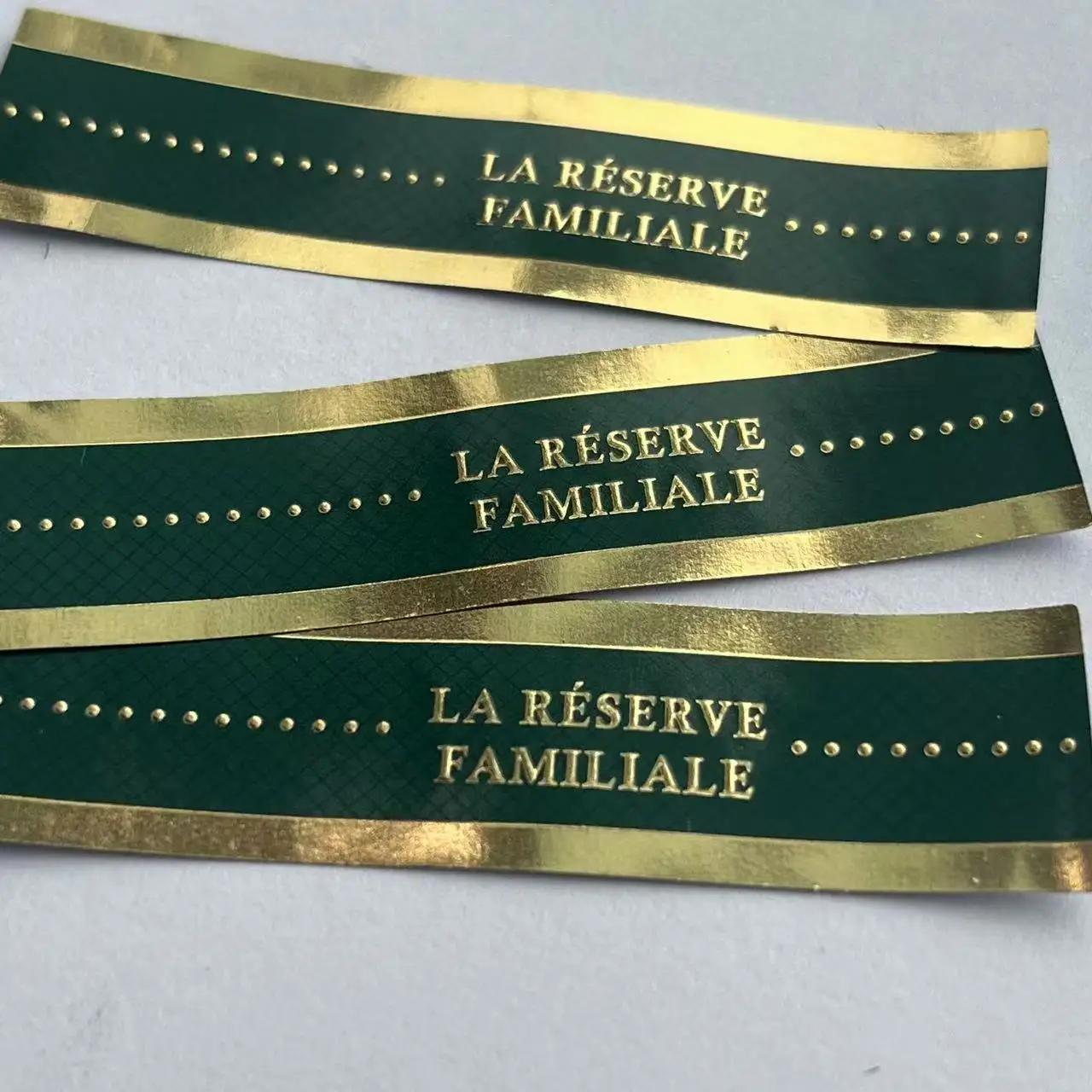 1000 قطعة من أربطة السيجار الخاصة المخصصة | ملصقات حلقة ورقية منقوشة بختم ساخن | طباعة ملصقات السيجار المضادة للتزييف #3