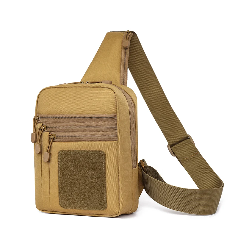 Taktische Umhängetasche für Herren – Leichte Brusttasche zum Wandern & Camping, mit sicheren Reißverschluss-Aufbewahrungstaschen – Detail 3