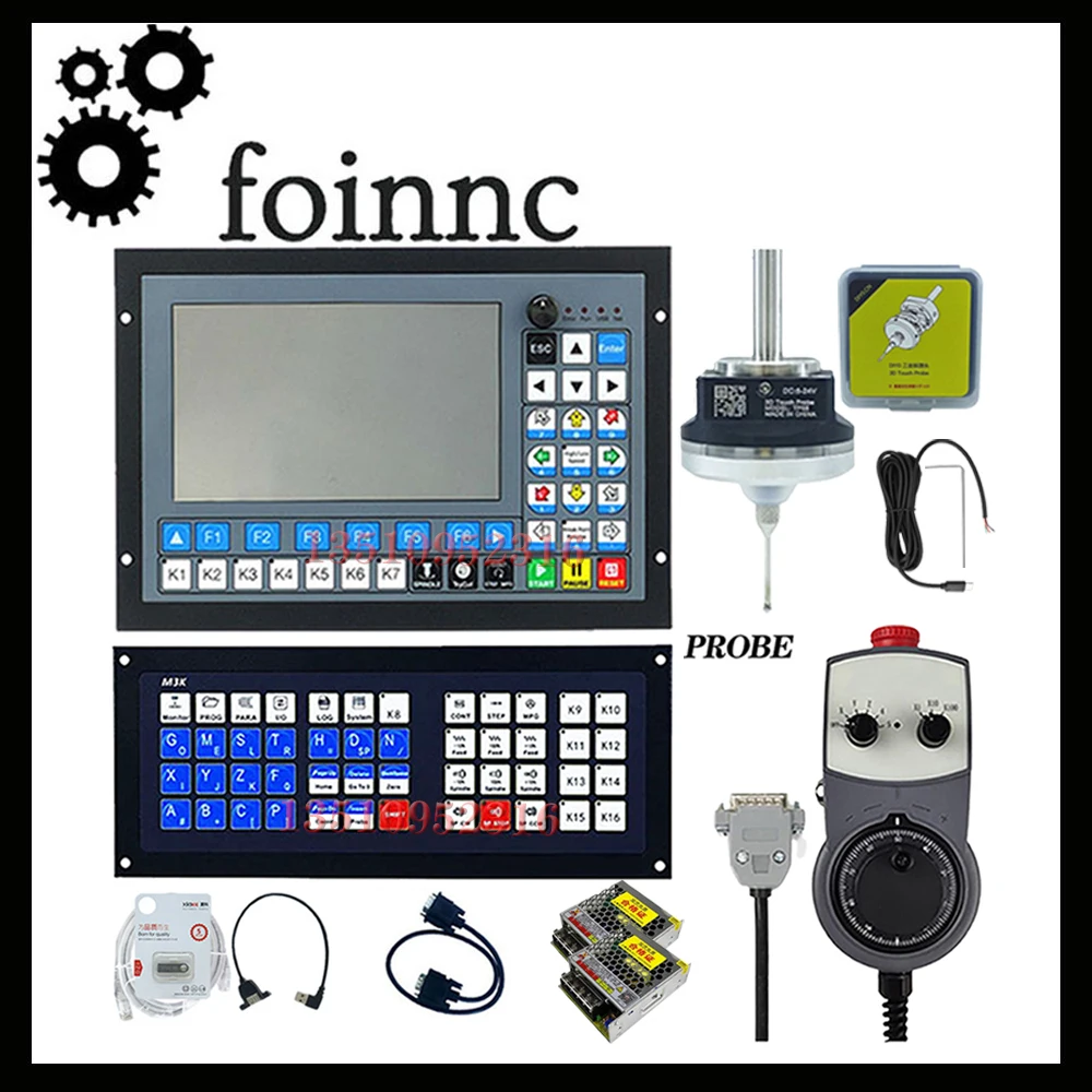 

Cnc Offline Controller Ddcs-expert New Upgrade 3/4/5 Axis Motion Control System + 3d Probe + Extended Keyboard + Hand Wheel mpg