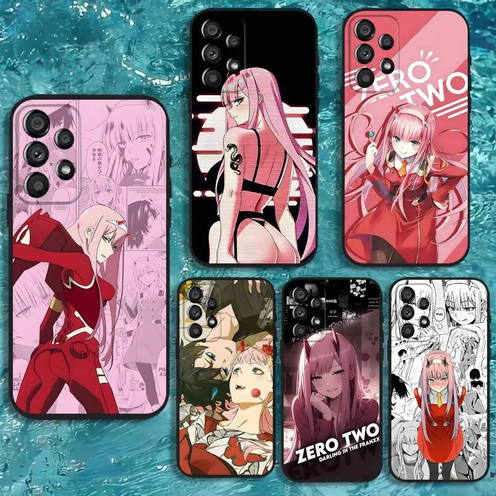 

Darling in The Franxx Zero Two Phone Case For Samsung Galaxy A20,A21s,A22,A31,A32,A52,A53,A72,73,A80 Soft Black Cover