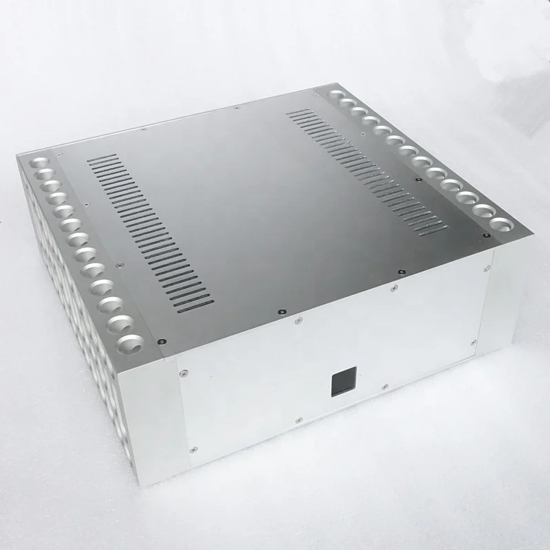 

BRZHIFI High Quality Modern CNC Machining Aluminum Enclosure for Power Audio Amplifier and Smart Electronics Equipment Chassis