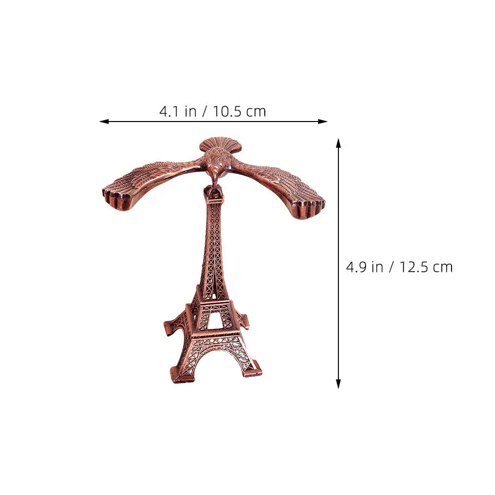 Balancing Eagle Eiffel Tower Alloy Desktop Sculpture Office Home Decor Balance Bird Decoration Tabletop Ornamental Gravity Bird
