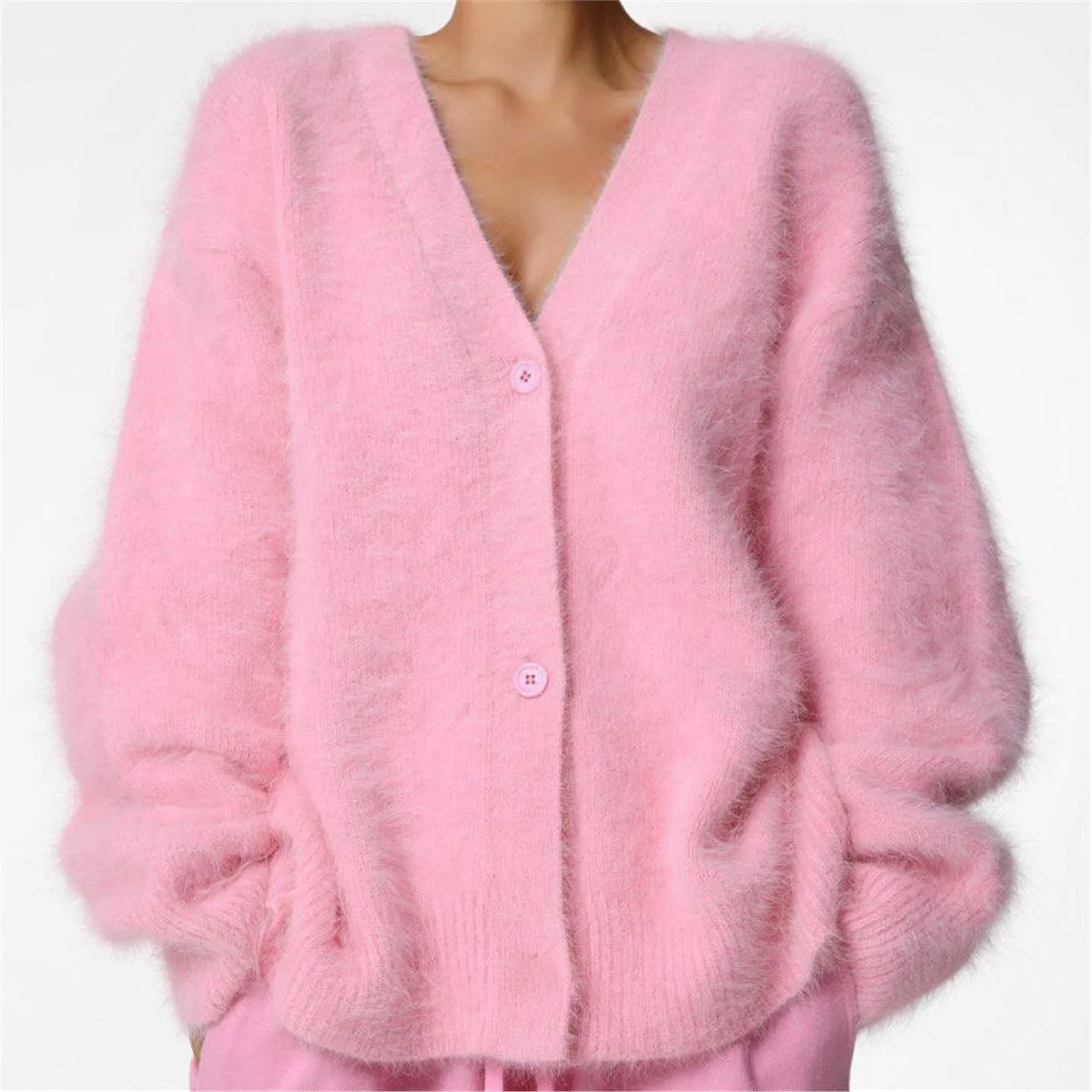 

Loose Knitted Long Sweater Cardigan Women's Autumn Outerwear Comfortable Breathable Color
