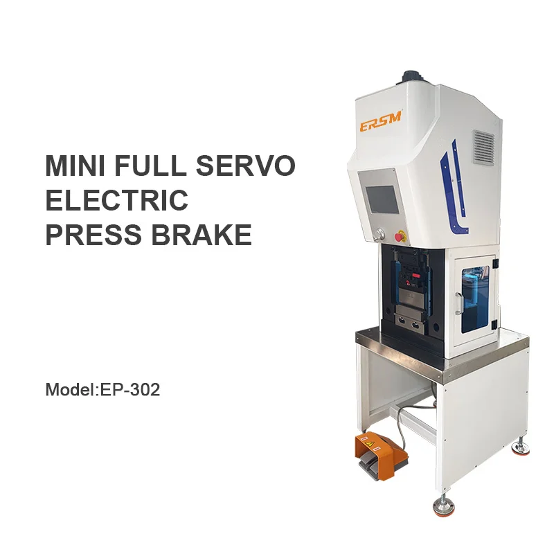Posizionamento conveniente Forza di piegatura 3 tonnellate 30Kn Corsa 120 mm Hardware per sbarre collettrici in rame adatto Servo pressa piegatrice CNC