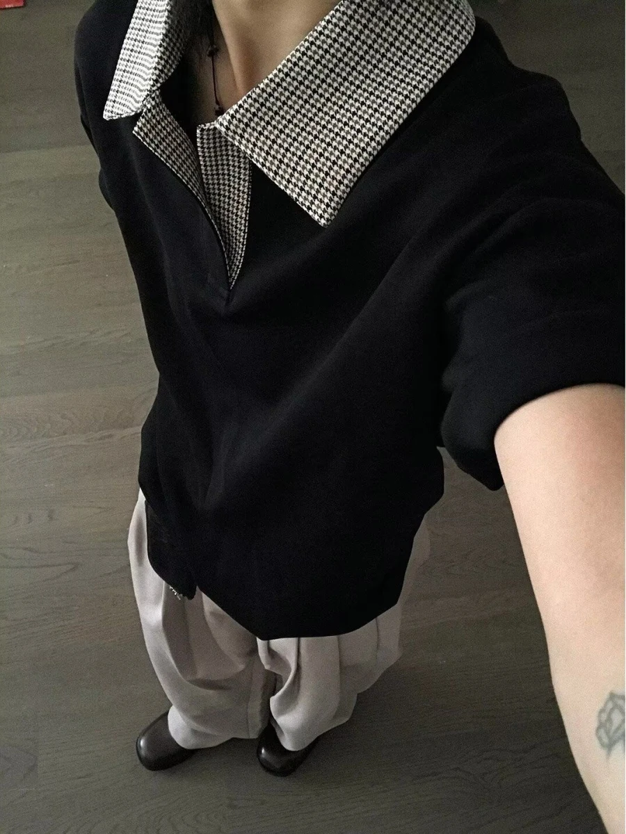 

Мужская летняя футболка Slim Fit с коротким рукавом, корейский стиль, новинка 2026, универсальный облегающий топ