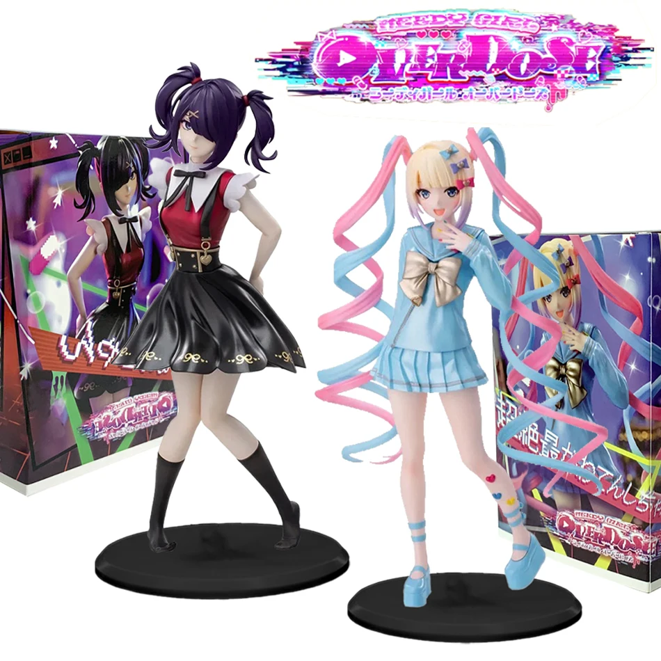 Needy Girl Overload Anime-Figur 19CM Ame Chan Super Ten Chan Virtueller Uploader PVC-Actionfigur Heimdekoration Sammlermodell Spielzeug