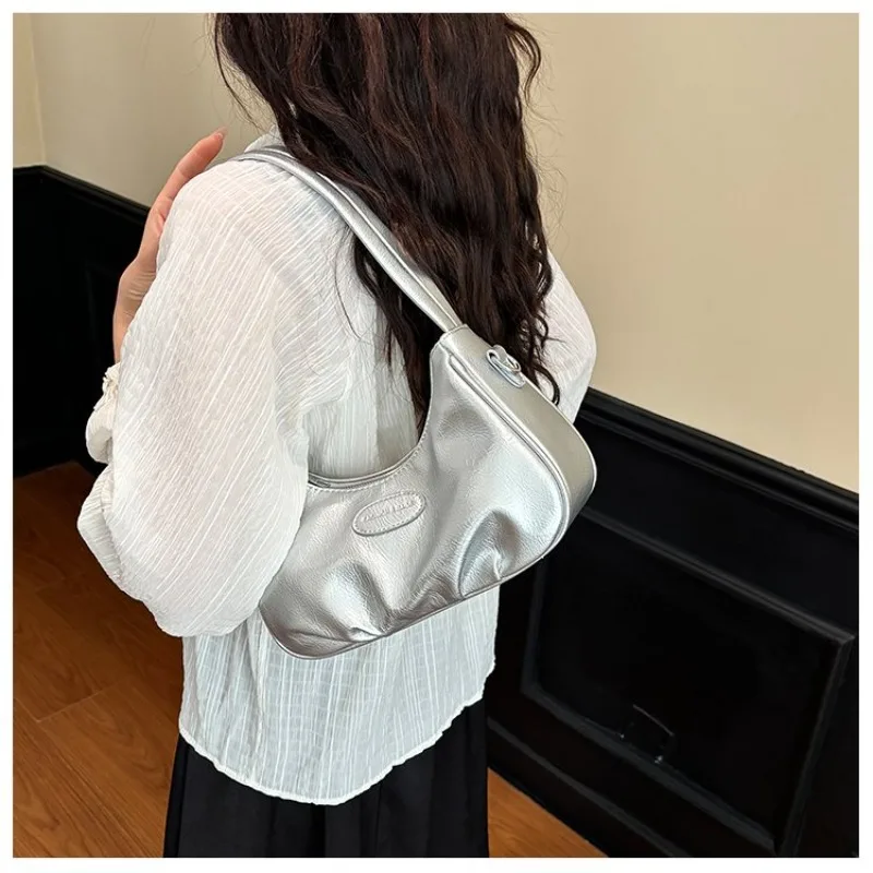 

Модные роскошные винтажные сумки для подгузников для женщин, дизайнерская кожаная сумка через плечо, элегантная минималистичная сумка с большой вместимостью, классическая модель.