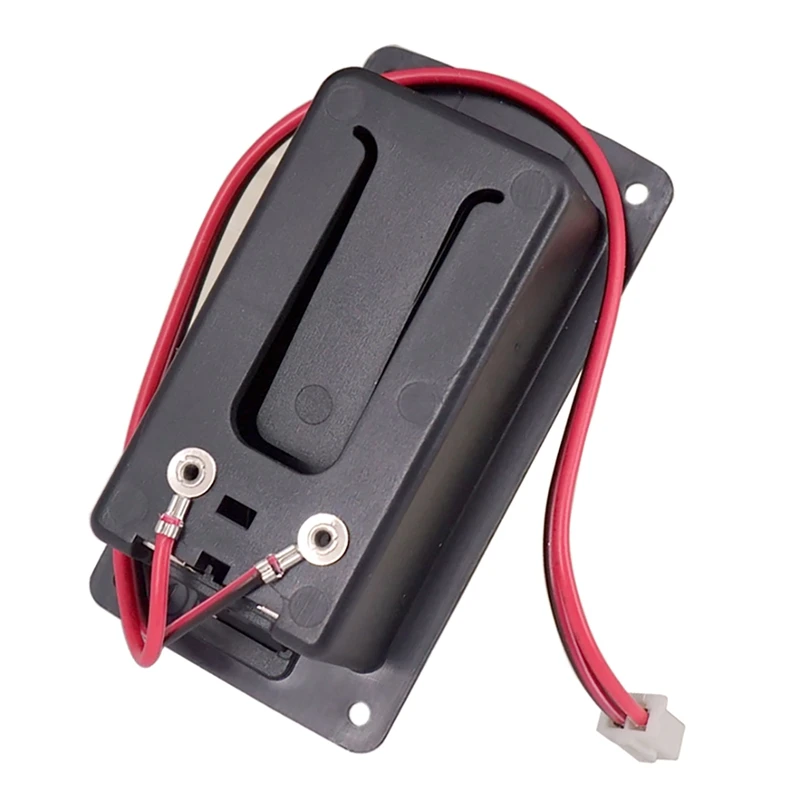 9V Flat Mount Guitar Active Pickup Battery Cover Hold Box Battery Storage Case For Electric Guitar Bass Accessory