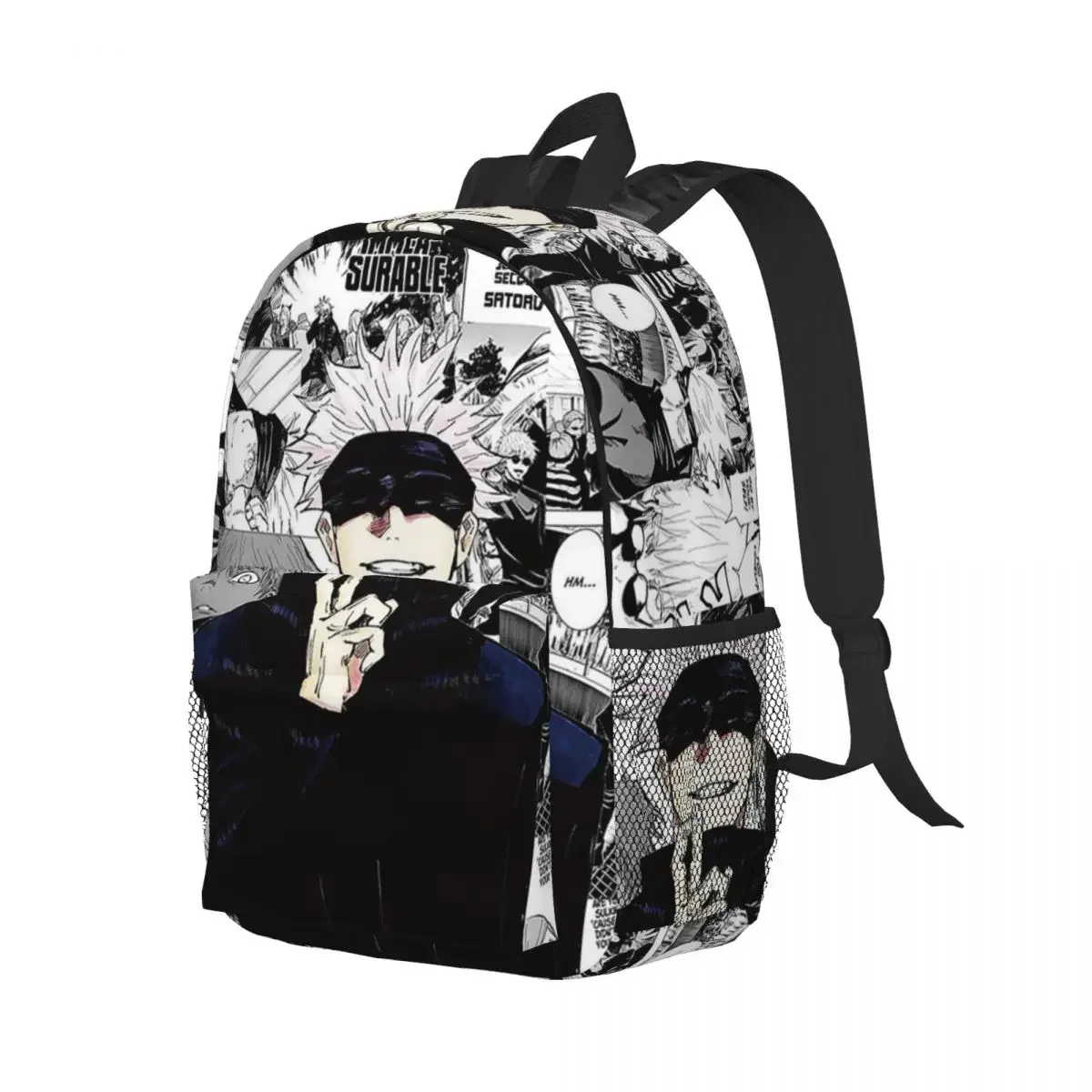 

Рюкзаки Jujutsu Kaisen Gojo Satoru, подростковая сумка для книг, повседневные детские школьные сумки, дорожный рюкзак, сумка на плечо большой вместимости