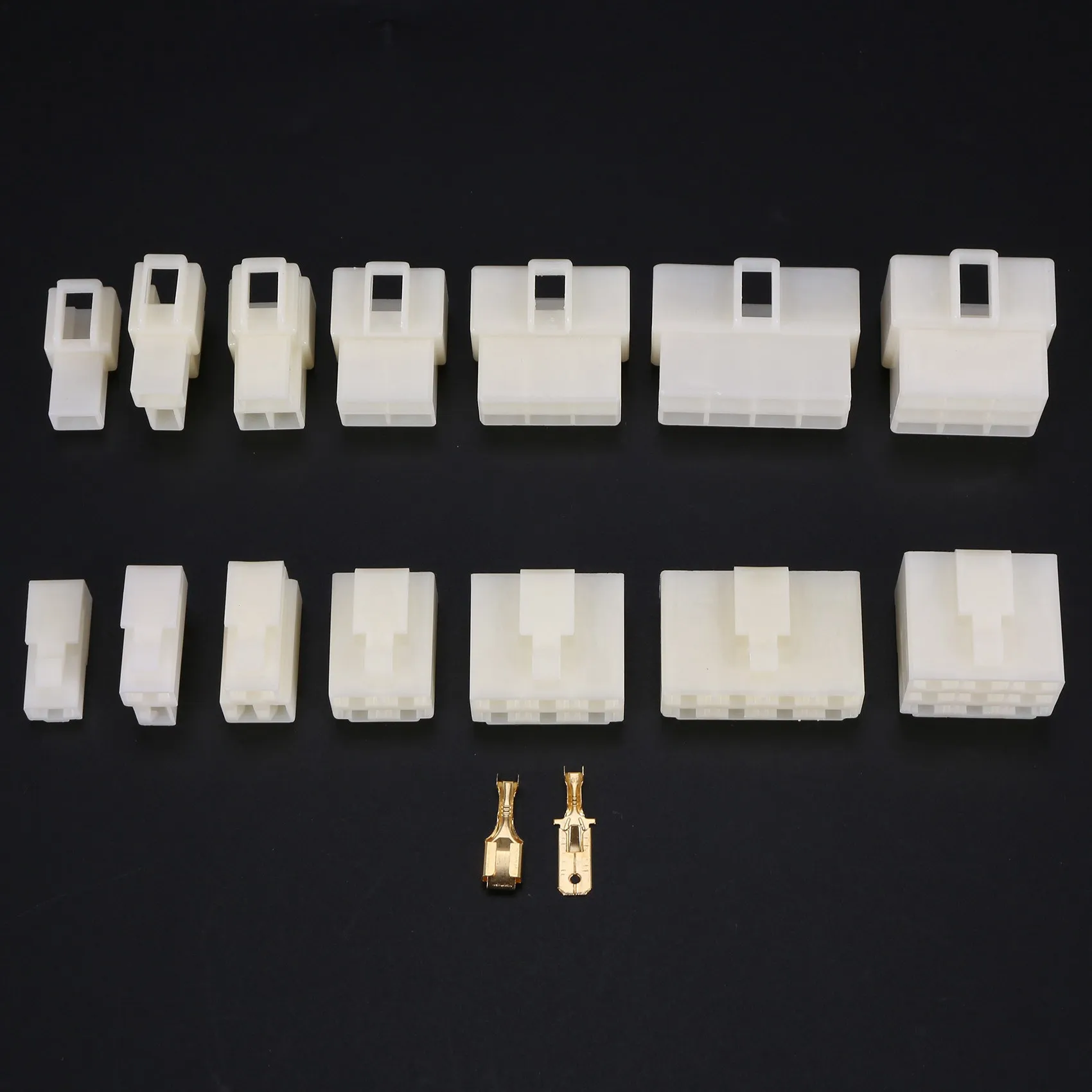 

800 шт. 6,3 мм 1 2 3 4 6 8 9-контактный электрический автомобильный разъем для проводов, мужская и женская розетка, вилка и контактный разъем, обжимной