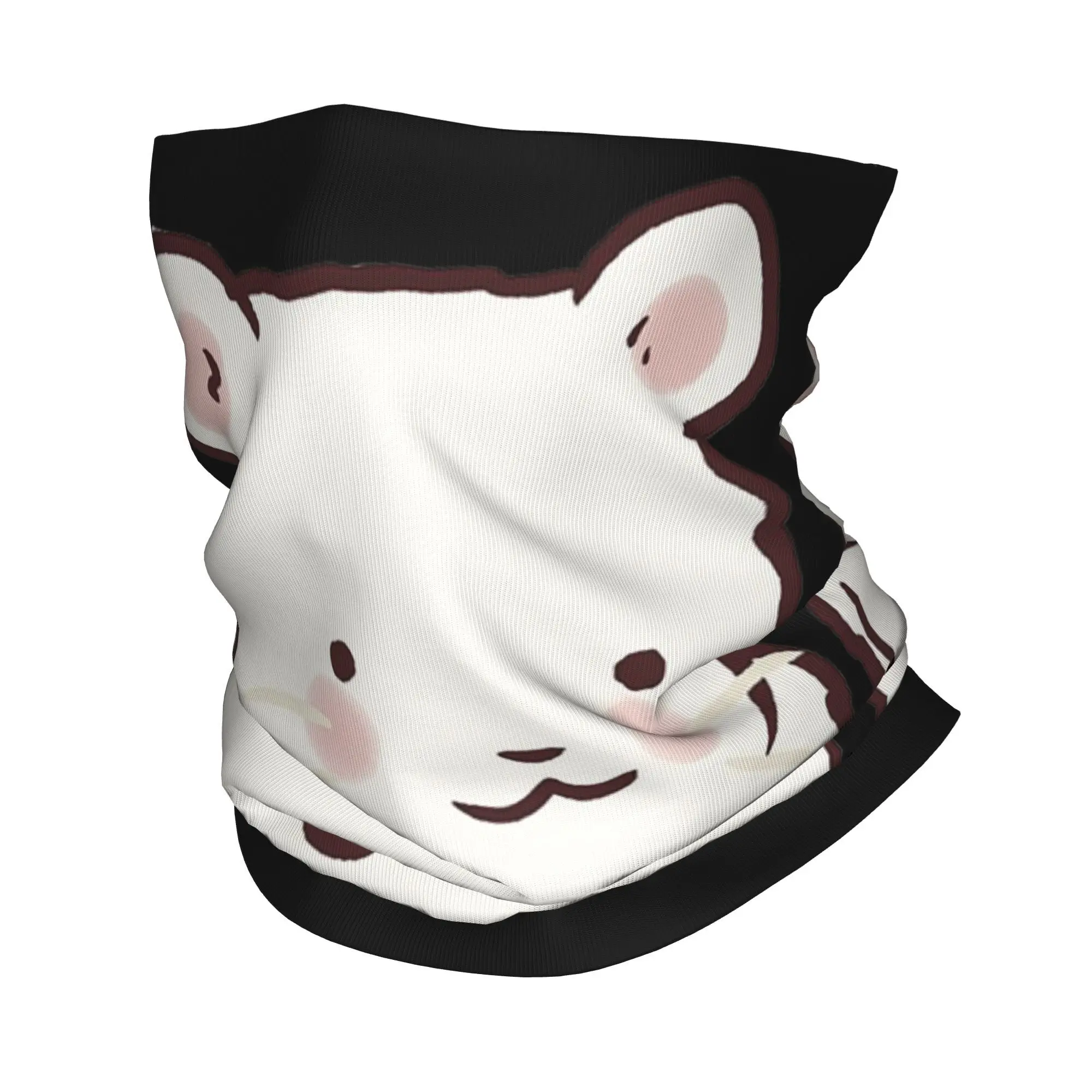 かわいいハムスター描画バンダナネックゲートルプリントフェイススカーフ多用途ヘッドバンドランニング男性女性大人オールシーズン