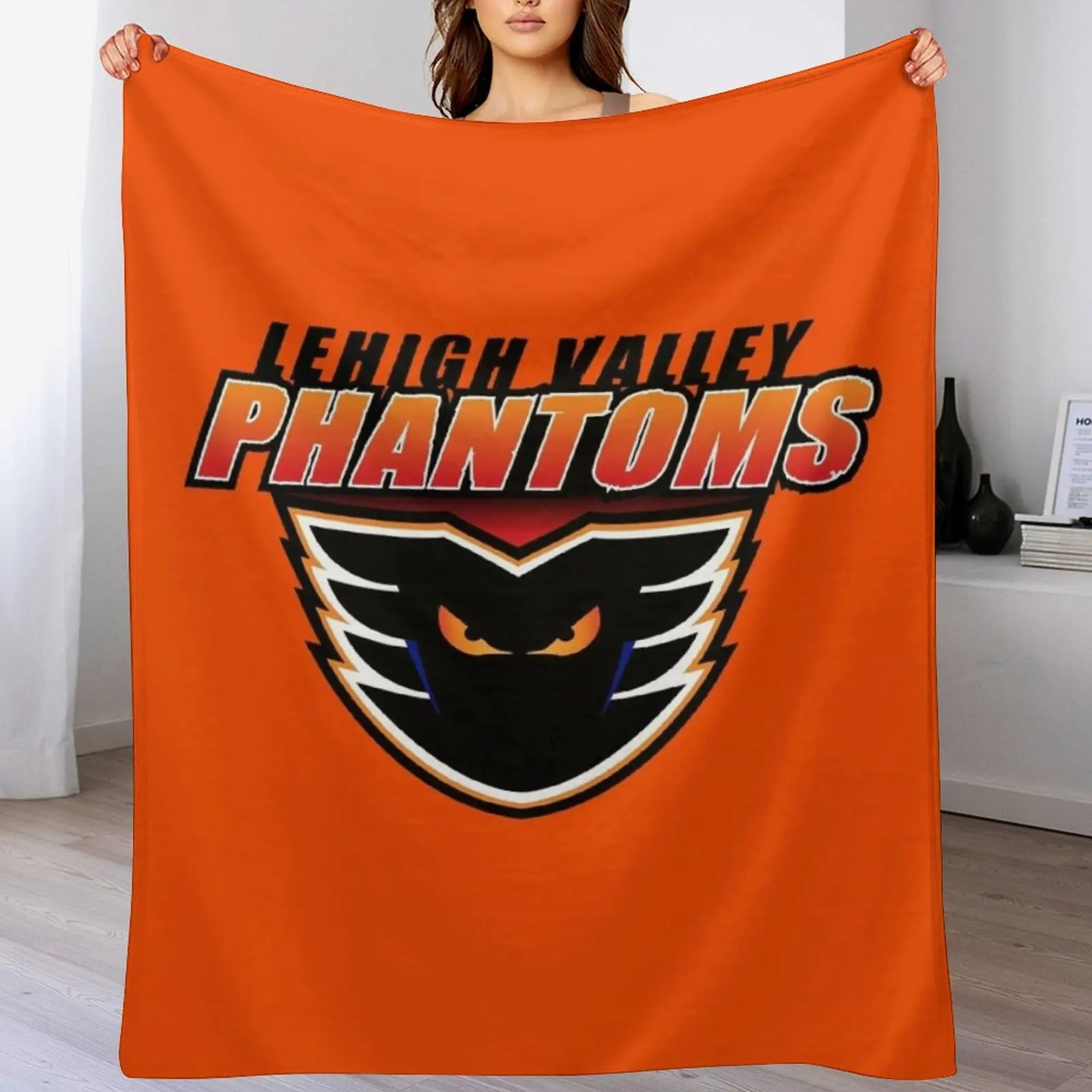 Phantoms-Lehigh Valley Throw Blanket Sofa Throw Plush Decorative Beds Blankets