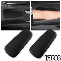 Universal Car Knee Pads PU Leather Comfortable Support Door Center Leg Cushions Arm Elbow Rest Pads Car Interior Supplies