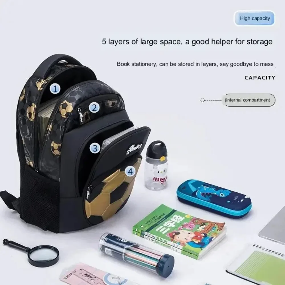 Boy Football Kids Backpack Children Schoolbag Anime Backpack Travel School Bags for Teenage Boy Mochila Escolar Infantil Menino