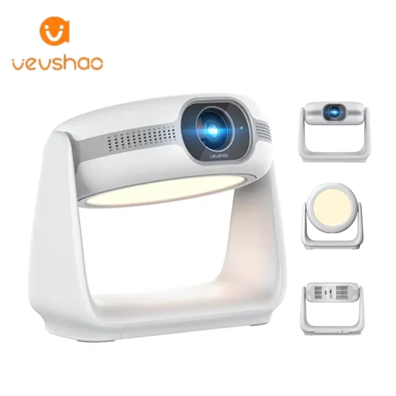 

VEVSHAO A10 Smart Android 11.0 WIFI Беспроводной домашний кинотеатр ЖК-портативный мини-проектор