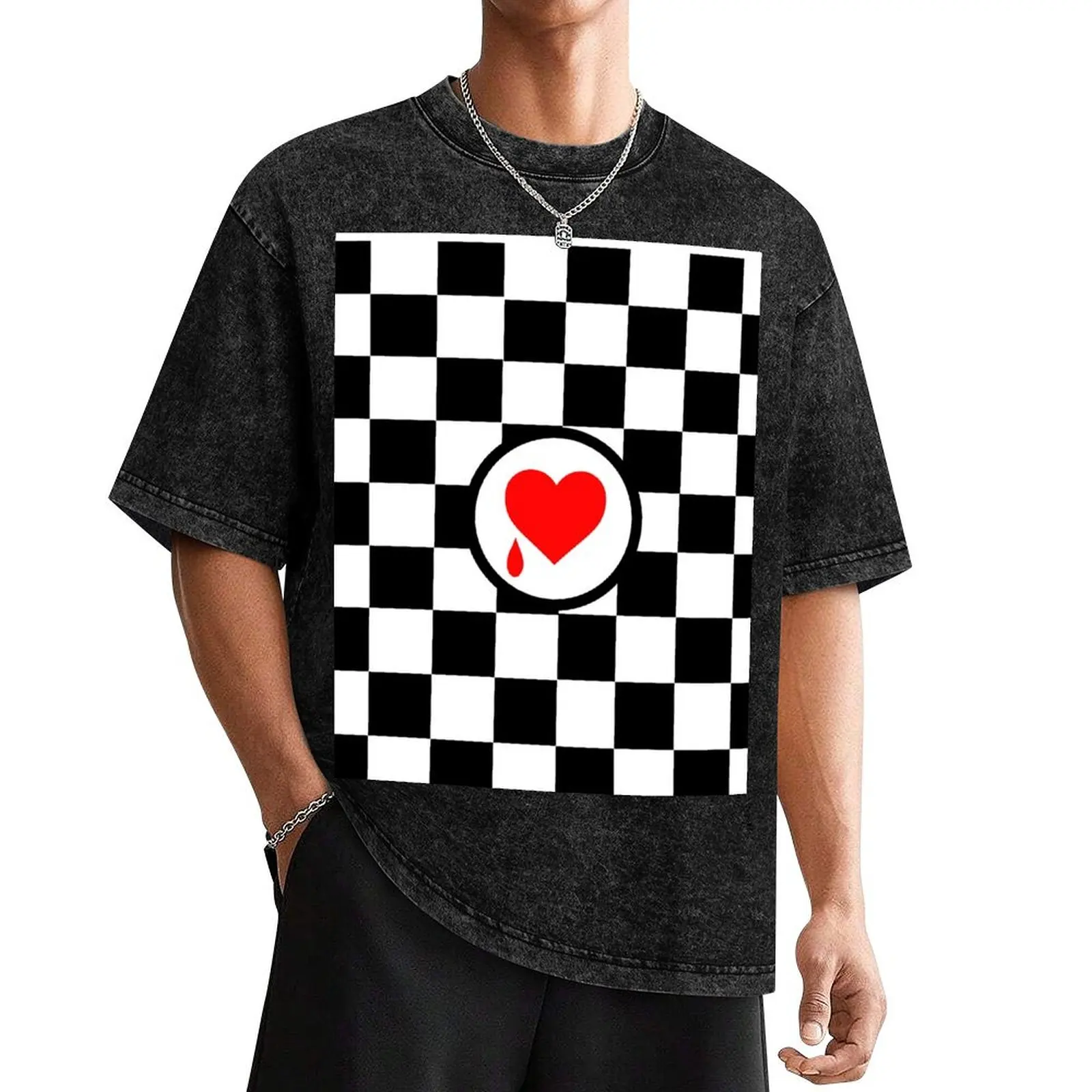 

Lamenters Symbol Checkerboard T-Shirt shirts graphic funny gifts cheap stuff for a boy clothing for men