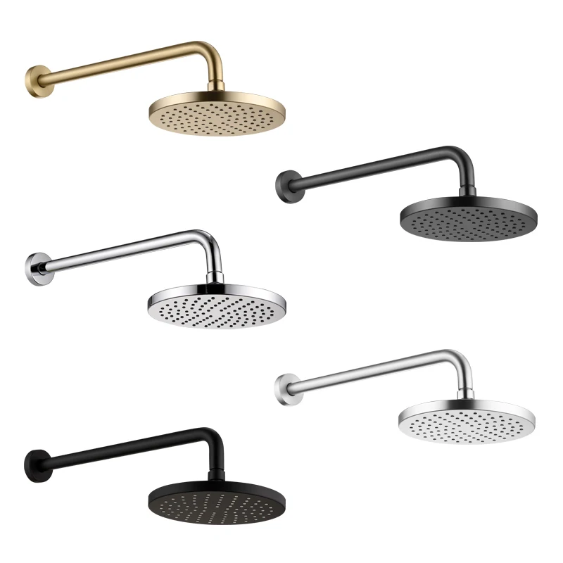 Large Flow Rainfall Shower Head 20cm Top Sprayer High Pressure Shower Head Water Saving Shower Faucet Bathroom Accessories