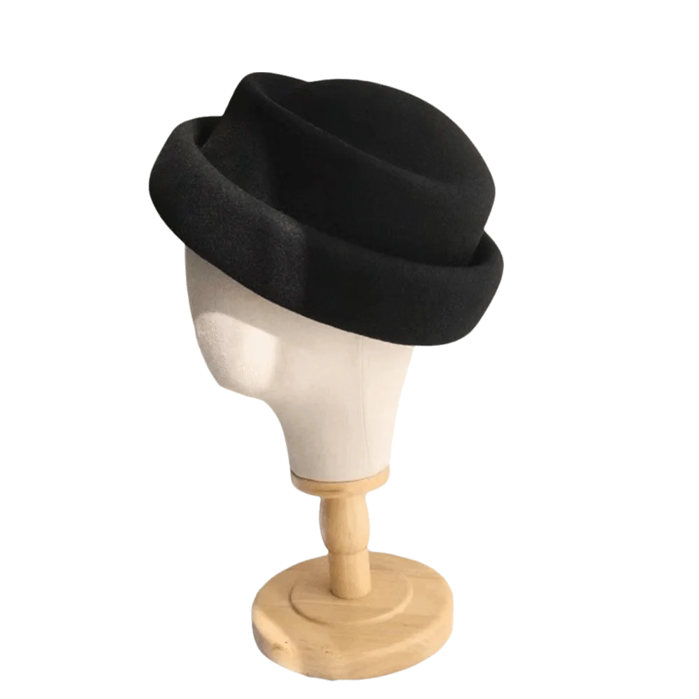 

Модный цилиндр из 100% шерсти для женщин, регулируемые формальные шляпы-федоры, роскошные шляпы в стиле ретро для вечеринки