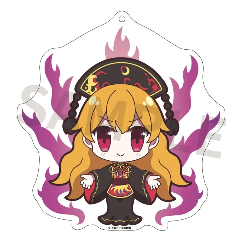 Touhou Project Popular Cartoon Figure Acrylic Keychain Vivid Color Print Bag Pendant Portable Accessory Collectible Gift