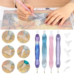 Diamond Painting Point Drill Pen Tool 5D Resin Pens Anti-Slip Diamond Painting Mat Cross Stitch Embroidery DIY Craft Accessory