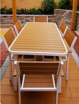 80cm outdoor tables and chairs, courtyard bars, restaurants, waterproof wooden dining tables, outdoor balconies, leisure gardens