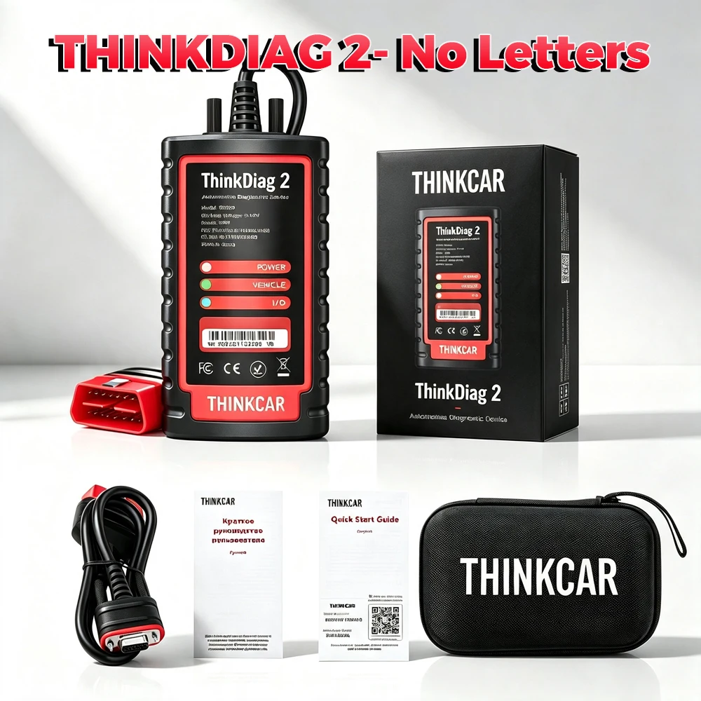 Thinkdiag 2 Ediag Plus OBD2-Diagnosewerkzeuge mit CAN-FD-Protokoll, Bluetooth, ECU-Kodierung, aktivem Test für alle Systeme, OBD2-Scanner