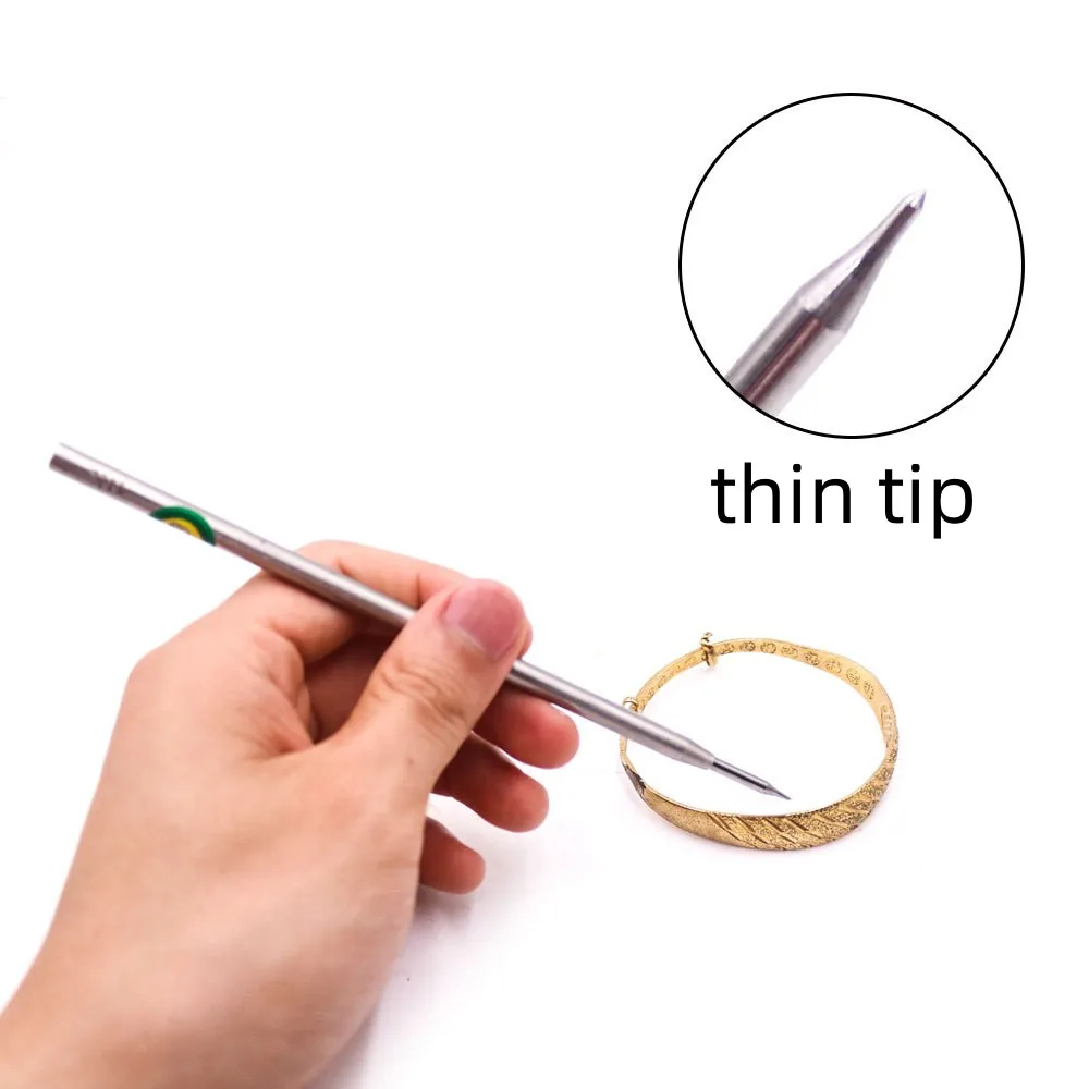 Stick Tools For Jewelry Shaping Burnisher Knife Craft Polishing Tool Tungsten Steel Gold Silver Ring Bangle Surface Cleaning Pen