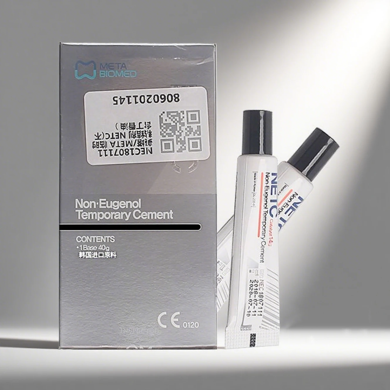 

Корея META Тимчасольный цемент неэвхенол NETC Тимчасольный цемент неэвхенола (без масла гвоздя) 40 г Матрица + 14 г Катализатор