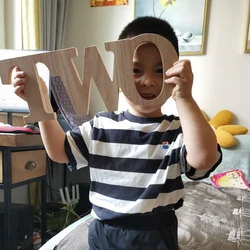 Two Sign Photo Prop for Second Birthday Photo Shoot for Babies Wooden Number Sign Photographer