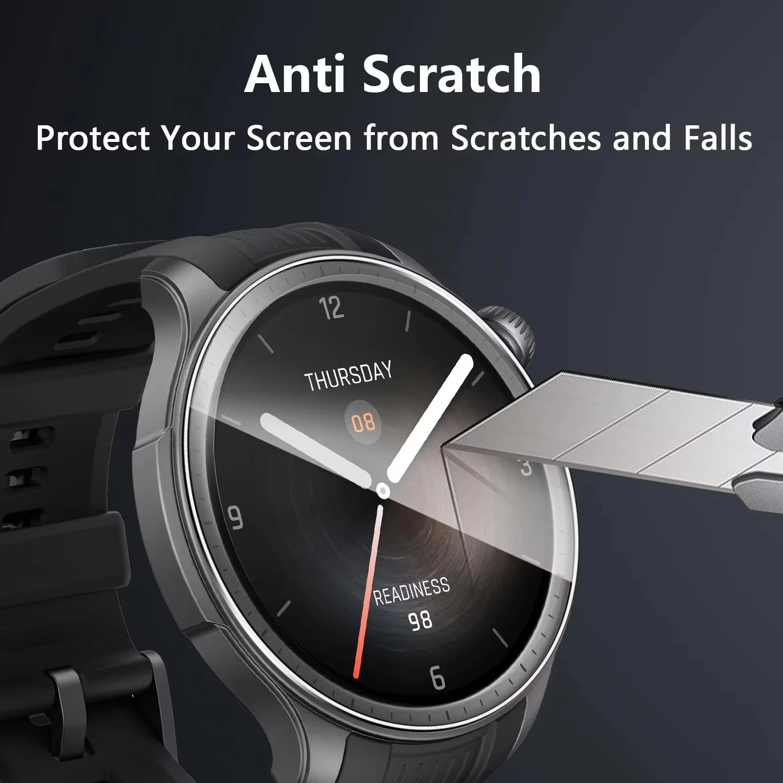 واقي شاشة من الزجاج المقسى لملحقات ساعة التوازن Amazfit المضادة للخدش لملحقات ساعة Huami Amazfit Balance