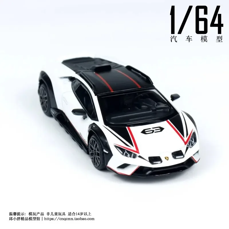 Mini coche Gt modelo 1/64 Lamborghini Huracan Sterrato, modelo de coches, sala de simulación, modelos de coches de exhibición, colección de niños, regalo de cumpleaños