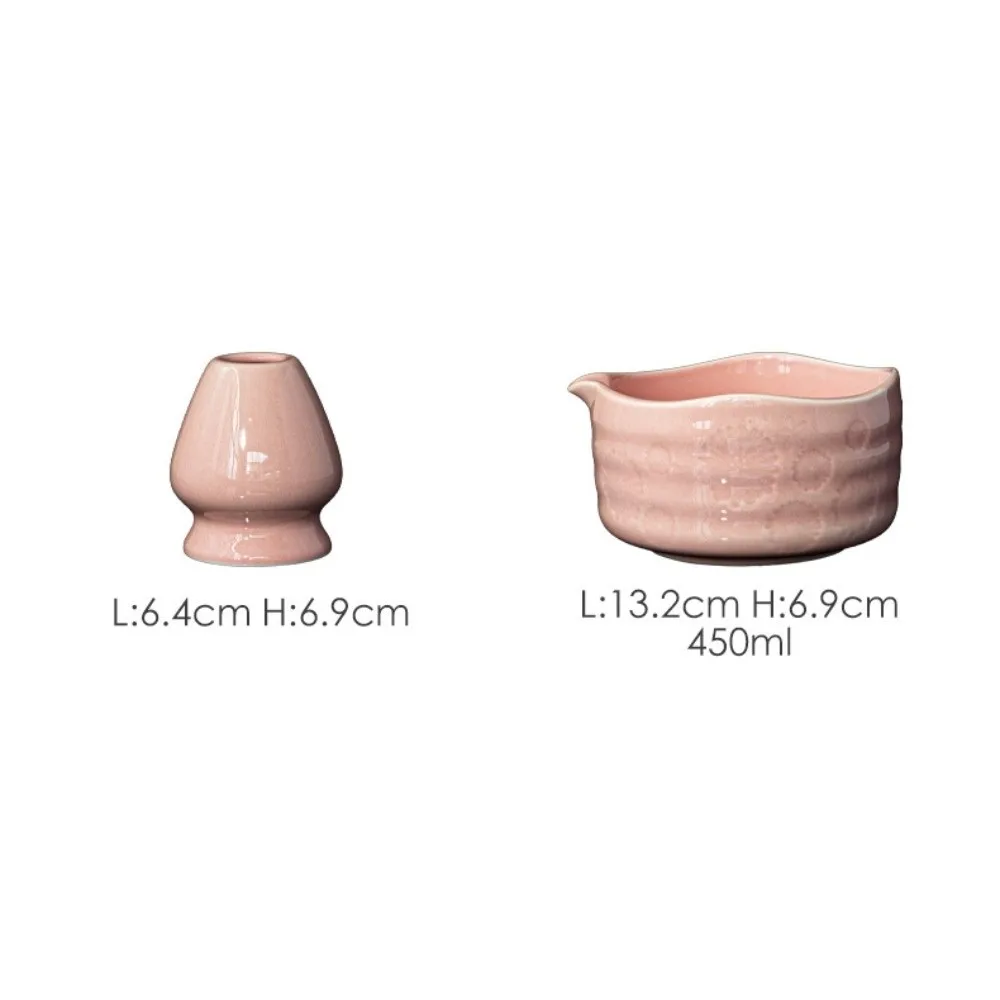 جديد وعاء ماتشا من السيراميك زهرة مع صب صنبور ماتشا صنع عدة بلون قابلة لإعادة الاستخدام طقم شاي ياباني عشاق الشاي