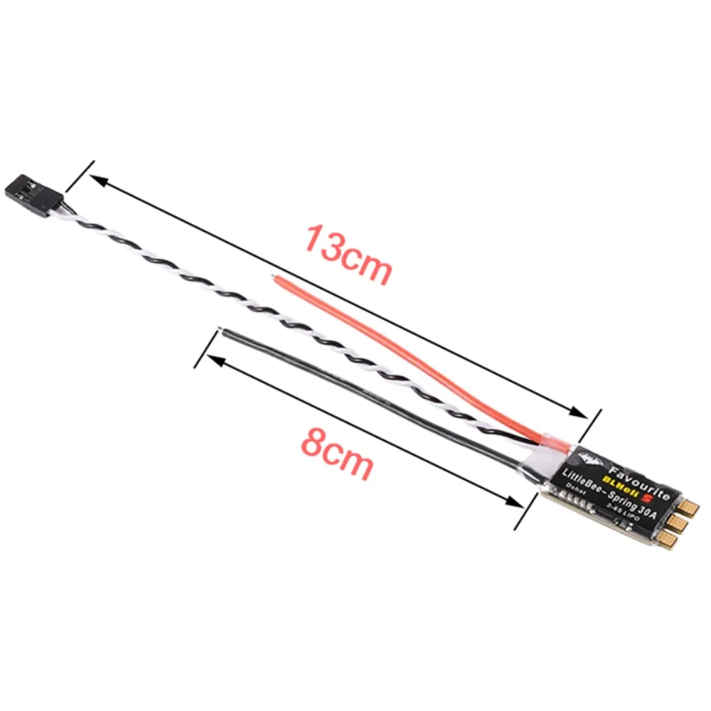 2-6S يدعم Mulitshot DSHOT 20A / 30A لـ FPV Multicopter BLHeli-s Little bee Spring بدون فرش ESC وحدة تحكم في السرعة #4