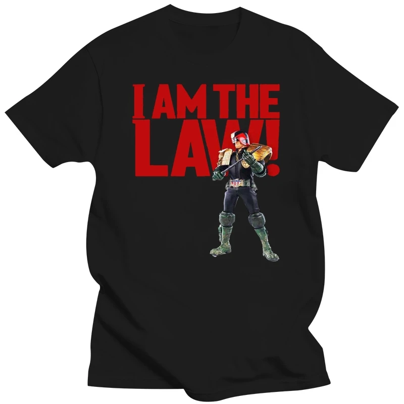 Judge Dredd Movie Homme T Shirts Hip Hop Clothing T Shirt Gym King T-Shirt O Neck T-Shirts Tops For Man