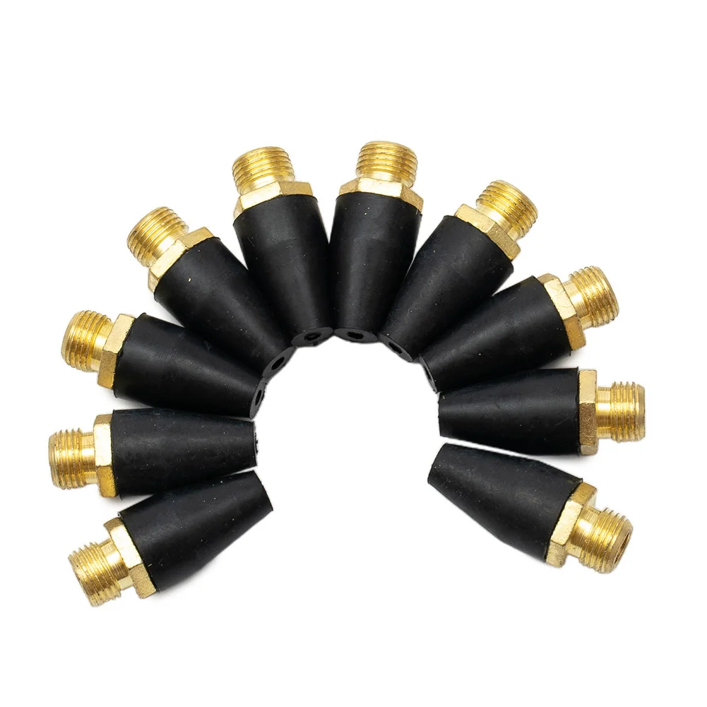 

Replace Tips Effortlessly with 10Pcs Replacement Tips for Air Blow Tools Compatible with 1/8 Inch NPSM Male Connector