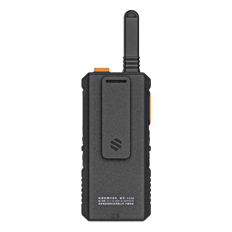 BEEBEST A308 IP54 waterproof radio 100channls 10KM Ultra-Thin walkie talkie with bluetooth headset Support APP setting FM radio