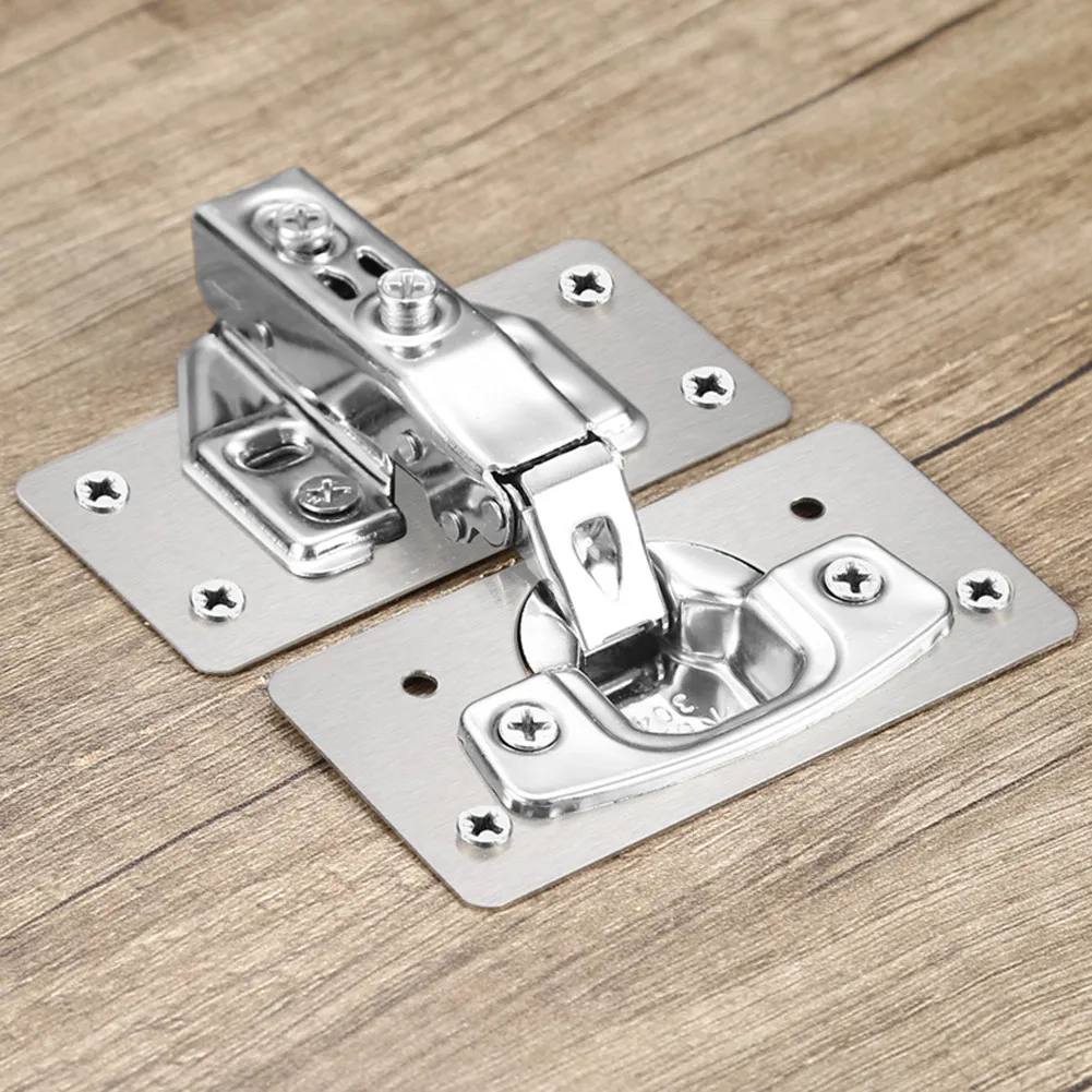 High Quality Practical Hinge Repair Plate Plate Tool Hinge Repair Side Plate Stainless Steel With Mounting Screws