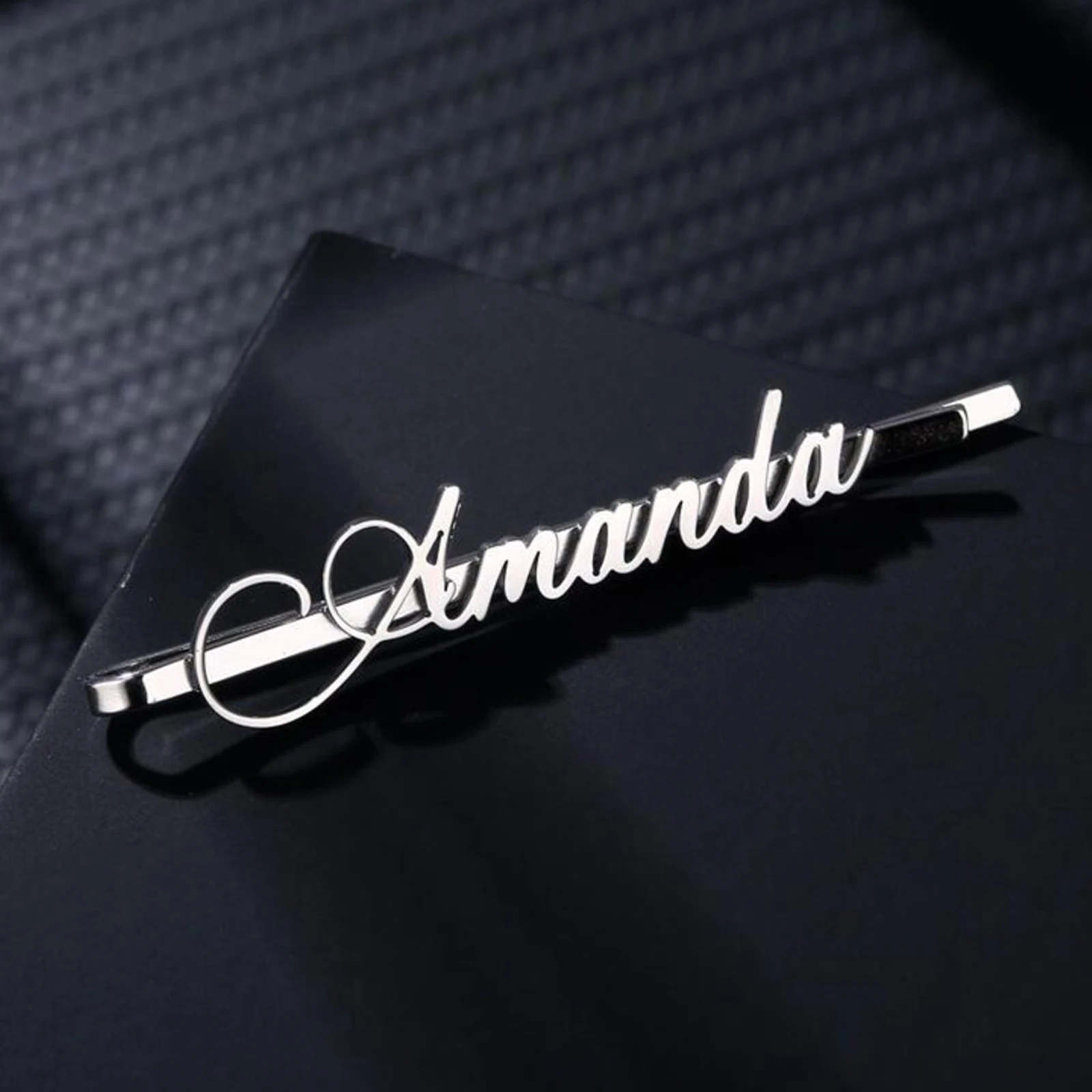 

Customized Name Hairpin Women Girls Stainless Steel Jewelry Personalized Hair Clips Accessories Mother's Day 2026 New Year Gifts