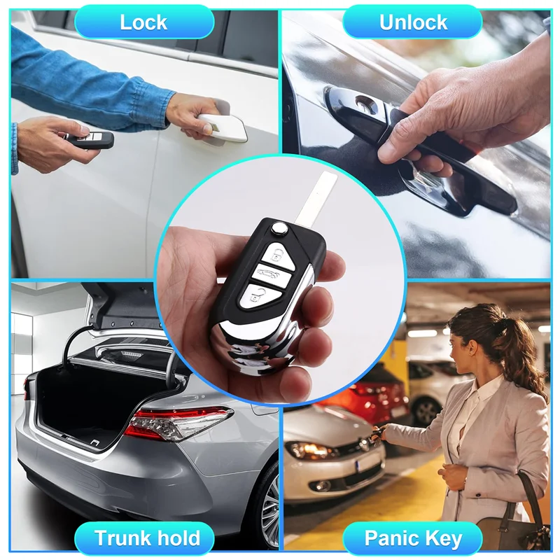 

Настоятельно рекомендуемый автомобильный 3-кнопочный ключ, складной корпус автомобильного ключа с дистанционным управлением для Citroen DS VA2, корпус лезвия ключа Cov