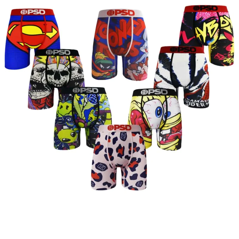 Men Underwear Breathable Sexy Men\'s Panty Lingerie Underpants Male Plus Size Fashion Shark Print Men Boxer Briefs Trunks