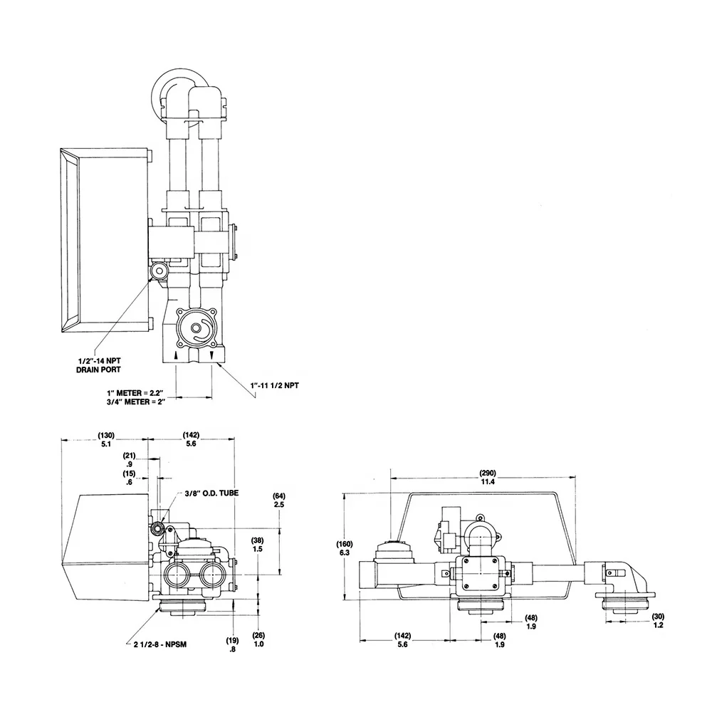 Industrial Use FLECK 9000 1SM Control Valve