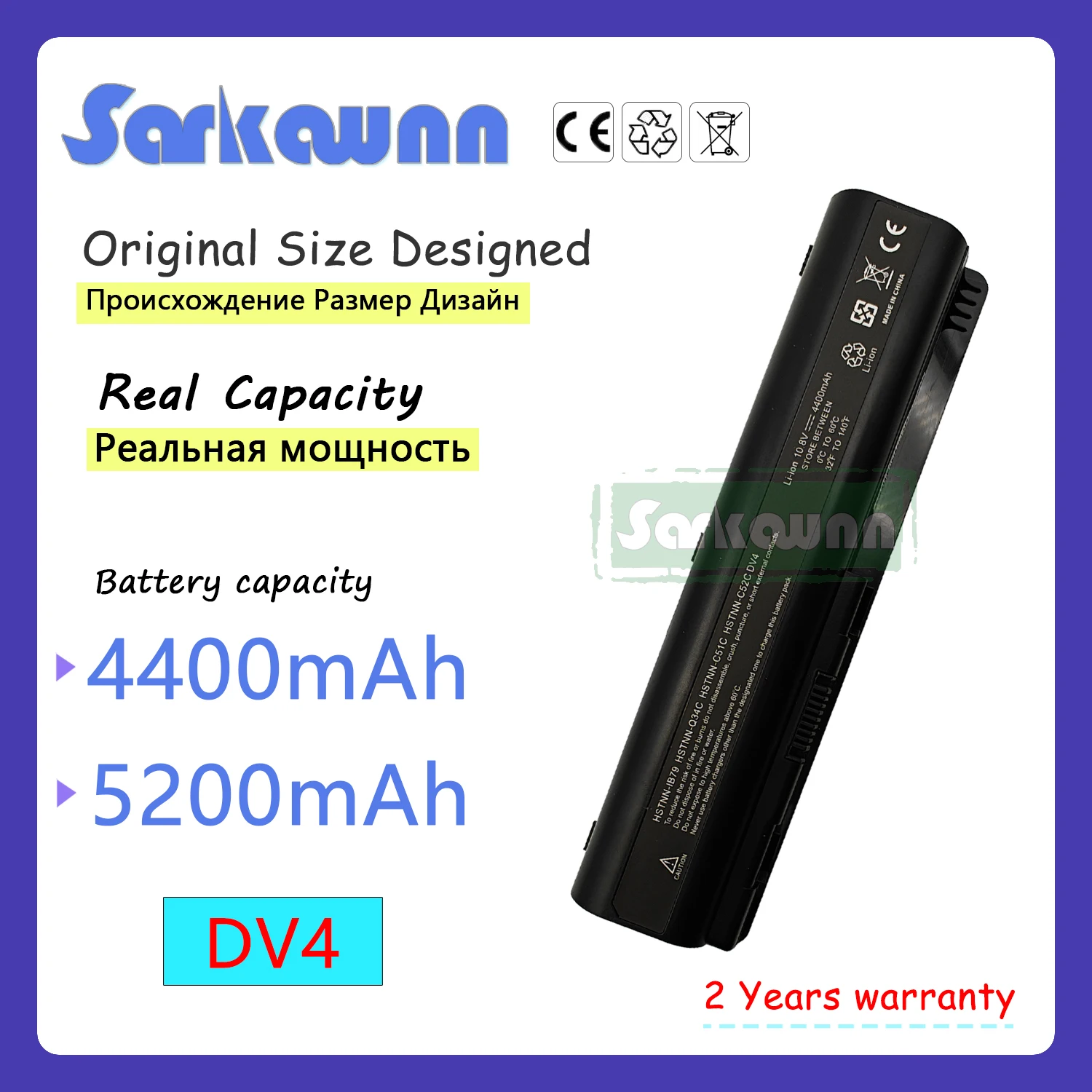 SARKAWNN DV4 LAPTOP Battery For hp Presario CQ40 CQ45 CQ50-100 CQ50 CQ60-100 CQ60-200 CQ60-300 CQ60-419WM CQ60 CQ70-100ER