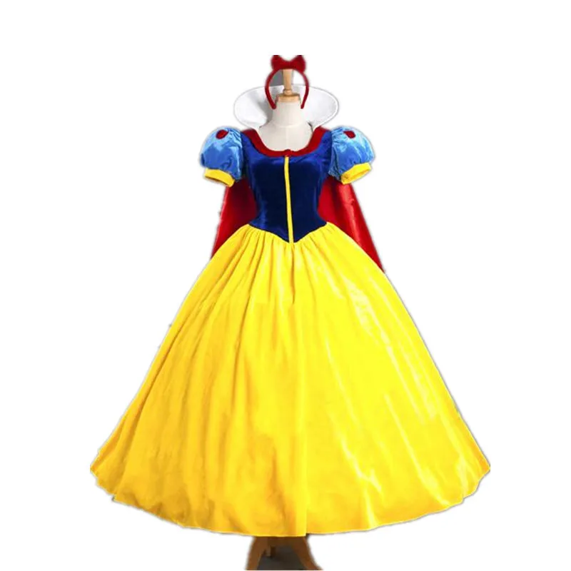 

plus Size Women's loween Adult Snow White Dr with Cape Stage Performance Cosplay Costume Set Traditional Chinese Ethnic...