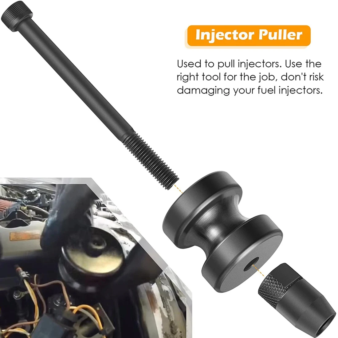 Injector Puller & Seal Installer Tool Set for BMW N14 N18 N54 N63 Engine, Replace to 130192, 130193, 130194