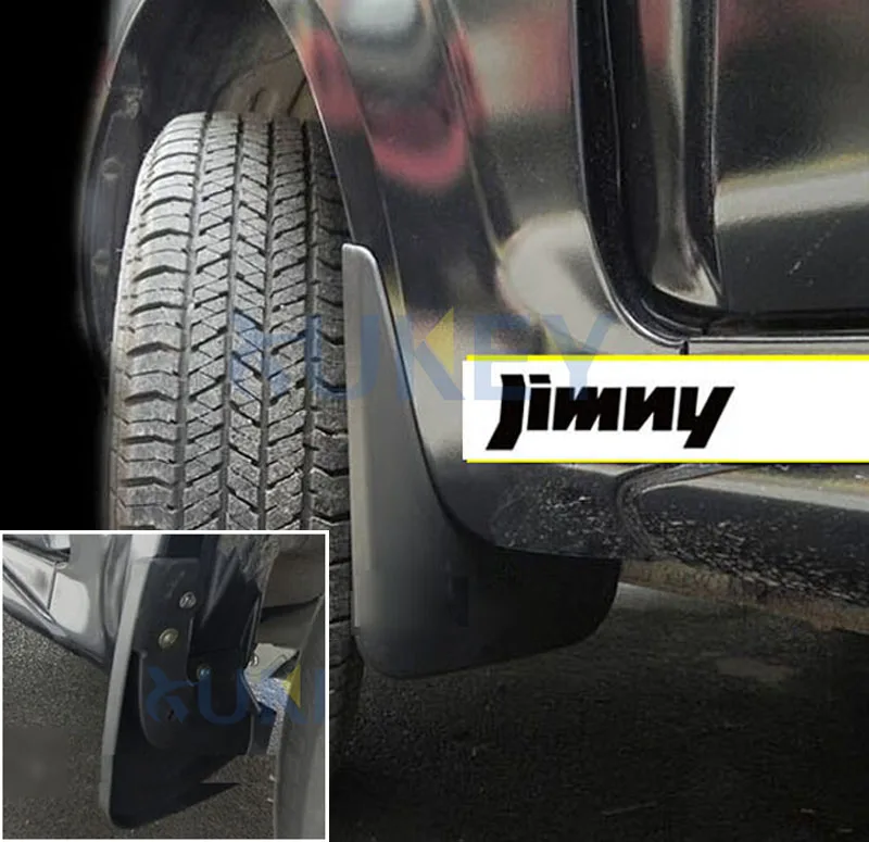 Car Mud Flaps For Suzuki Jimny Sierra Wide (JB) 1998-On Chevrolet Jimny Mudflaps Splash Guards Mud Flap Mudguards Fender