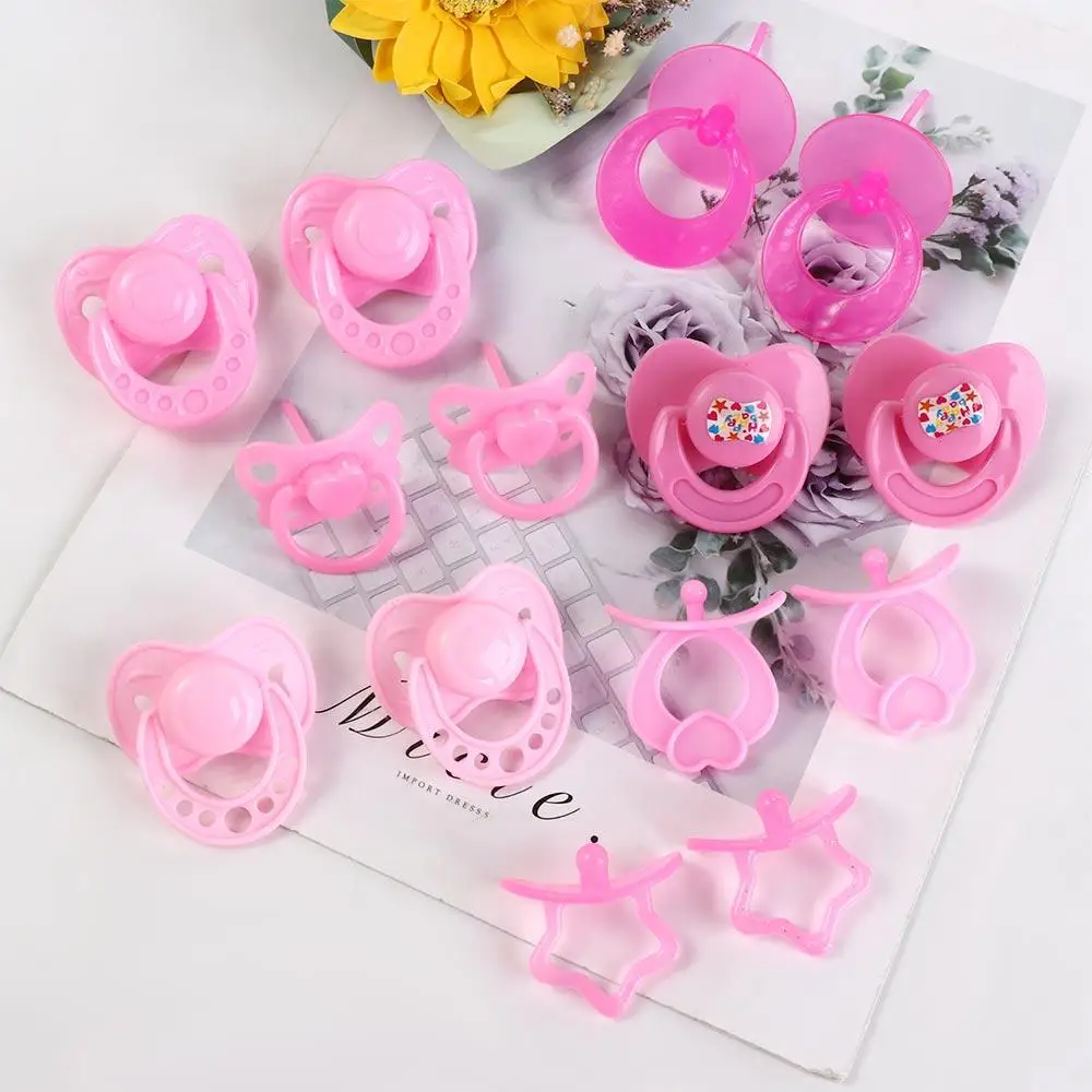 Pacifier DIY Decoration Games Toys Photo Props Pretend Play Doll Miniature Pacifier Lovely Plastic Pacifier Toy Children's Toy