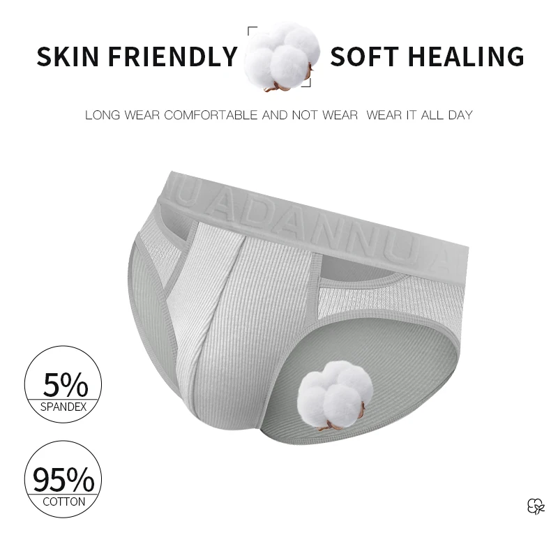 1/2/3/4 PCS ADANNU Männer Sexy Slip Atmungsaktive Slip Unterwäsche Männlichen Bequeme Unterhose U Konvexen Cuecas Fashion Solid Höschen